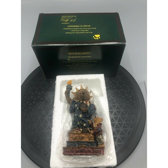Boyds‎ Bearstone Figurine Ms Liberty Wants You Too Statue of Liberty 0199821 - Picture 7 of 7